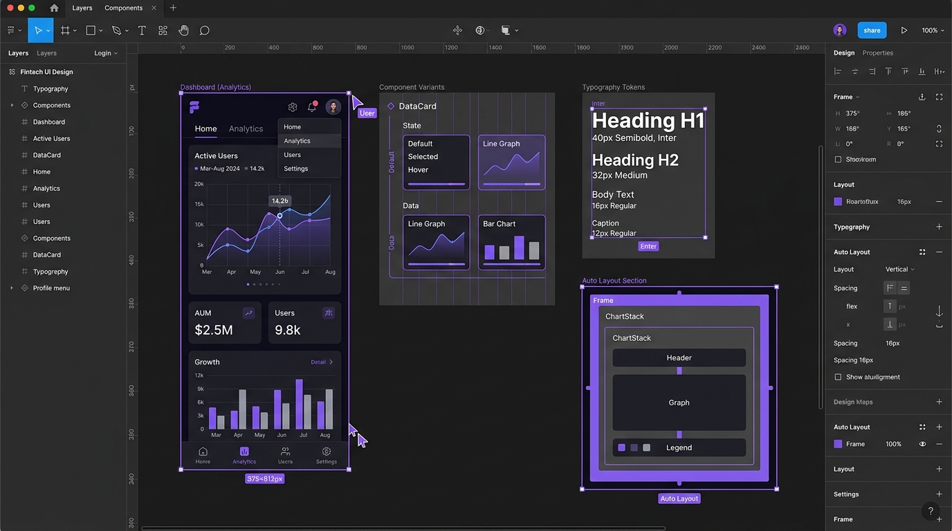 Figma Design Artboard